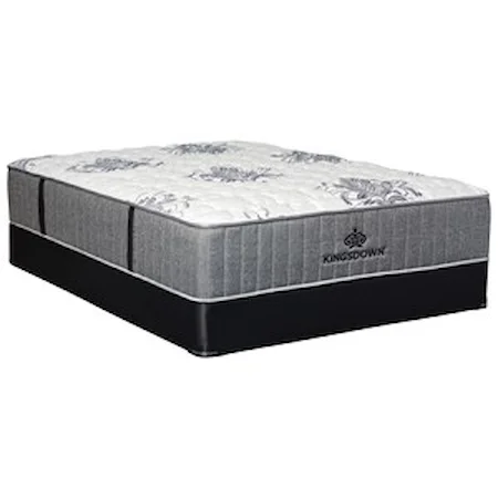 Queen 14" Extra Firm Coil on Coil Mattress and 9" Wood Foundation